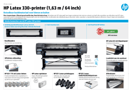 HP Latex 330-printer (1,63 m / 64 inch)