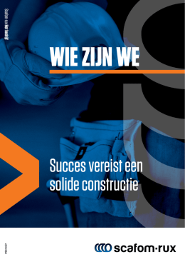 Image leaflet - Scafom Rux Benelux