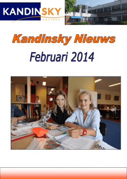 Kandinsky Nieuws Februari 2014