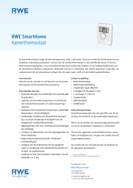 RWE SmartHome Kamerthermostaat