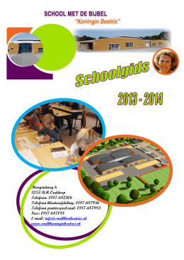 0187-682306 Telefoon kleuterafdeling: 0187