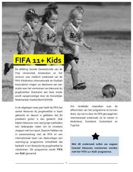 FIFA 11+ Kids - SLHAmsterdam