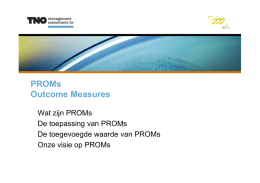 Powerpoint slides PROMs