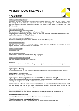 17-04-2014 Verslag Wijkschouw Tiel West