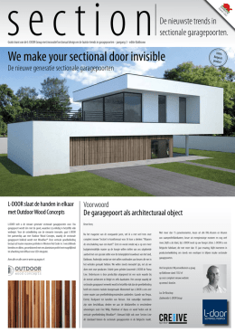 Section | Editie 3 - L-door