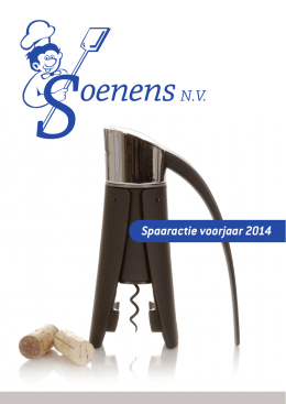 Spaaractie voorjaar 2014 - Bakkerijgrondstoffen Soenens NV