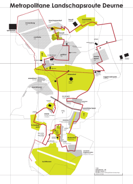 Kaart Metropolitane Landschapsroute Deurne 1.1