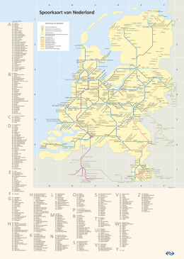 Spoorkaart van Nederland (PDF, 1 MB)