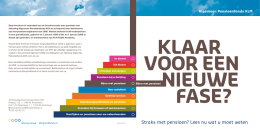 Brochure Bijna met Pensioen - Algemeen Pensioenfonds KLM