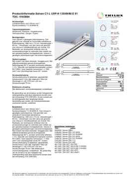 Productinformatie Solvan C1-L UXP-H 135/49/80 E 01 TOC