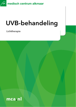 UVB-behandeling - lichttherapie