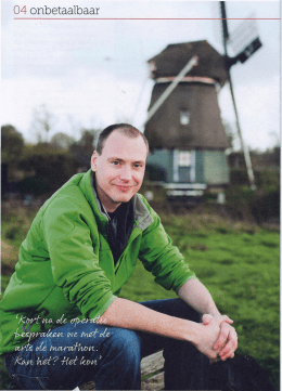 Tim Hartman in Leef - Stichting Sport en Transplantatie