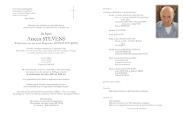 Arseen STEVENS - Uitvaartzorg Serrus