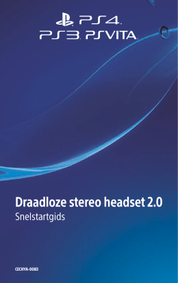 Draadloze stereo headset 2.0