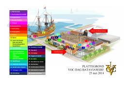 PLATTEGROND VOC-DAG BATAVIAWERF 25 mei 2014