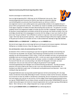 VVD Algemene beschouwingen 2015