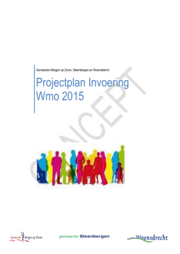 Projectplan Invoering Wmo 2015 versie 2014. Voorstel