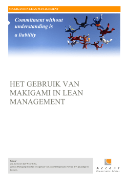 het gebruik van makigami in lean management