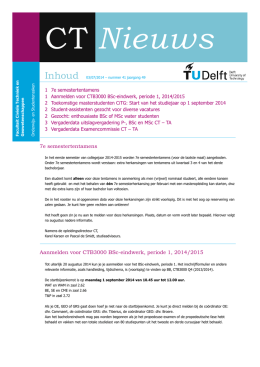 03-07-2014 - TU Delft Studentenportal