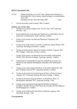 196. Collectie A.E.M.J. Pans