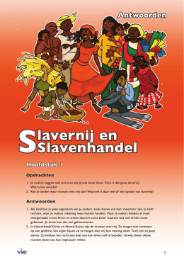 Slavernij en Slavenhandel - Nederlands Centrum voor Volkscultuur