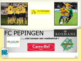FC Pepingen VOORSTELLING SPELERS 2014-2015