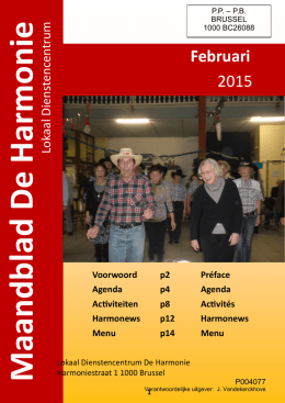 1 Maandblad De Harmonie