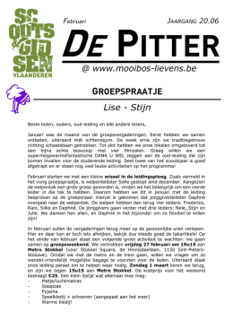 Pitter Februari 2015 - Mooibos