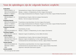 Bekijk hier de beschikbare boeken.