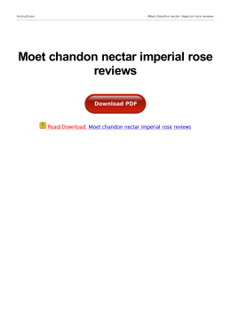 Moet chandon nectar imperial rose reviews