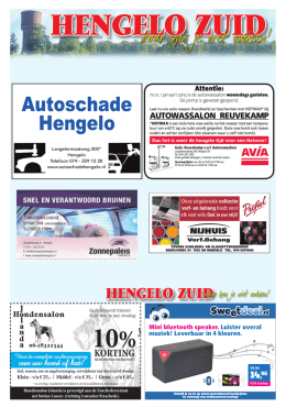 Hengelo`s Weekblad - 10 februari 2015 pagina 37
