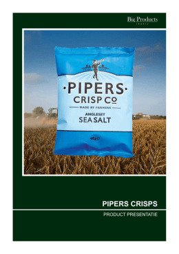 PIPERS CRISPS - Big Products