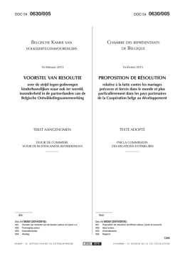 005 - La Chambre des repr&eacute;sentants de Belgique