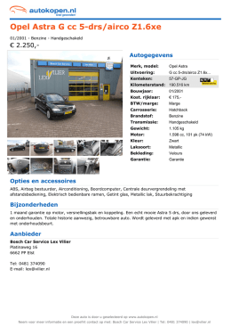 Opel Astra G cc 5-drs/airco Z1.6xe