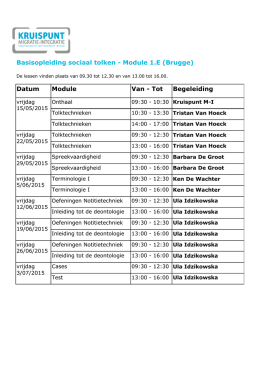 lessenrooster
