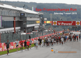 Spa-Francorchamps Run - Stichting Loopevenementen S.A.