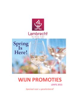 lentepromotie - Lambrecht Wijnen