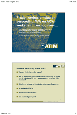 Handout - Adviesbureau ATIM