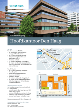 Hoofdkantoor Den Haag - Siemens Answers