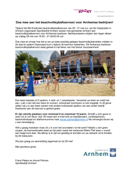 het programma - Gemeente Arnhem