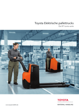 BT Levio Brochure - Toyota Material Handling Belgium