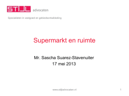 Presentatie Sascha Suarez-Stavenuiter