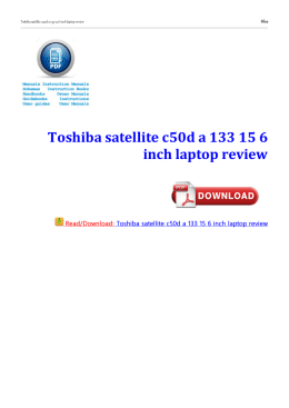 Toshiba satellite c50d a 133 15 6 inch laptop review