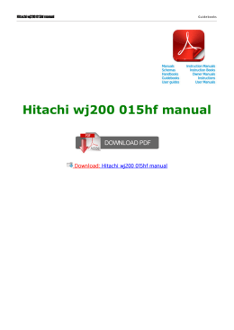 Hitachi wj200 015hf manual.pdf