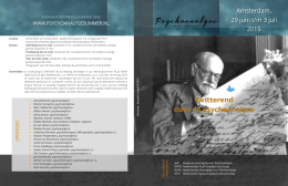 Brochure SU psychoanalyse 2015 - UvA Studenten