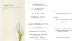 Frans Pierssens - Wase Begrafenissen