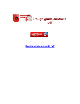 Rough guide australia pdf