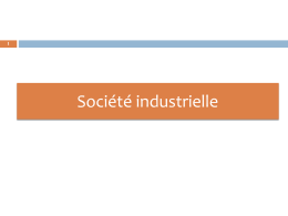 Introd  Sociétés Modernes