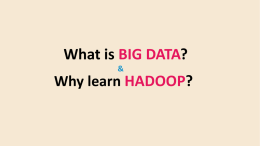 Reasons to Learn Hadoop | Why You Need to Learn Hadoop?
