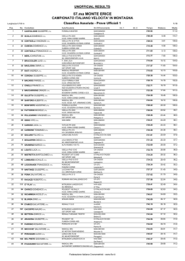 1 prova ufficiali elenco tem